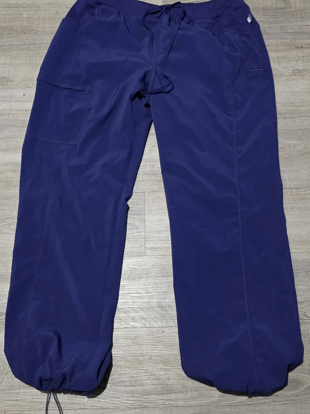 Women's Drawstring Cherokee Infinity Grape Scrubs - Picture 1 of 3